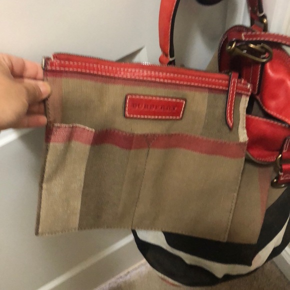 Authentic Burberry canvas hobo - Picture 5 of 5